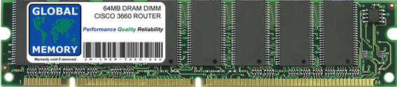 64MB DRAM DIMM MEMORY RAM FOR CISCO 3660 SERIES ROUTERS (MEM3660-64D) - Click Image to Close